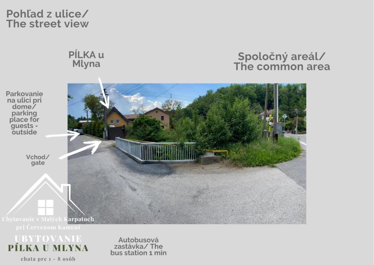 Ubytovanie pod Červeným kameňom Malé Karpaty Pila  Exterior foto